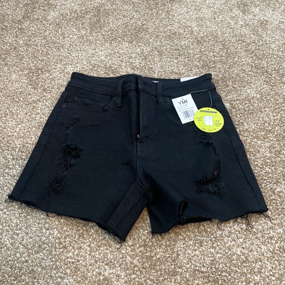 YMI black dream Jean distressed short size 5/27